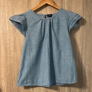 J.Crew Flutter Sleeve Top Sz XS